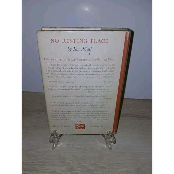 No Resting Place Hardcover Book By Ian Niall 1948 1st Edition Dust Jacket Vtg - Picture 2 of 16